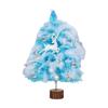 Delightful Mini Feather Christmas Tree with Light Ornaments Tabletop Christmas Tree, Easy To Assemble Cheerful Designs