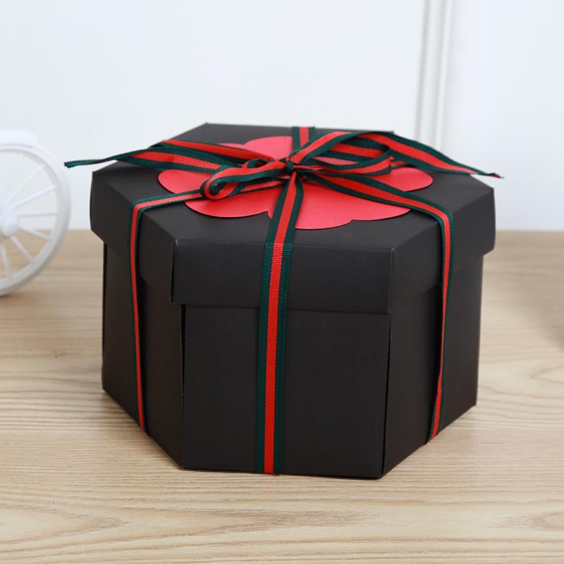 Qixi Valentine's Explosion Box: Creative DIY Album Gift for Couples
