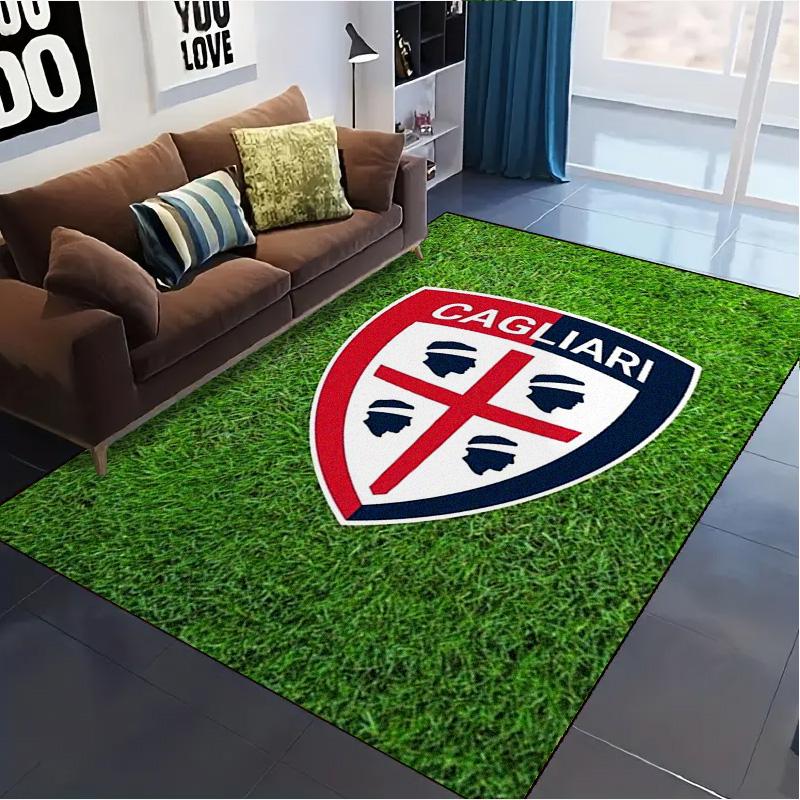 Cagliari Calcio Carpet Rug for Living Room Bedroom Home Sofa Decoration,Kids play Non-slip Floor Mat