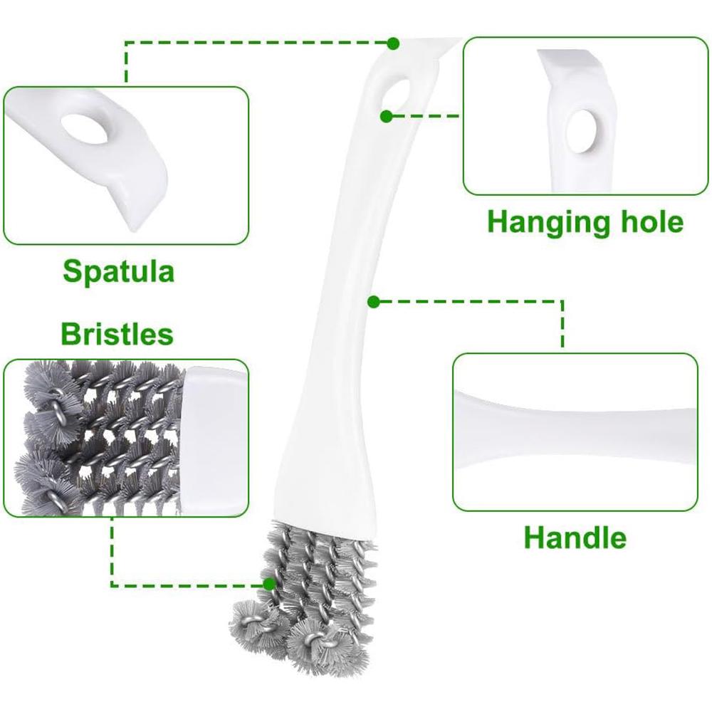 2pcs Bird Cage Brush with Shovel and Handle for Cleaning Bird Cages