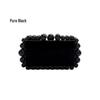 Women's Black Acrylic Crossbody Chain Bag