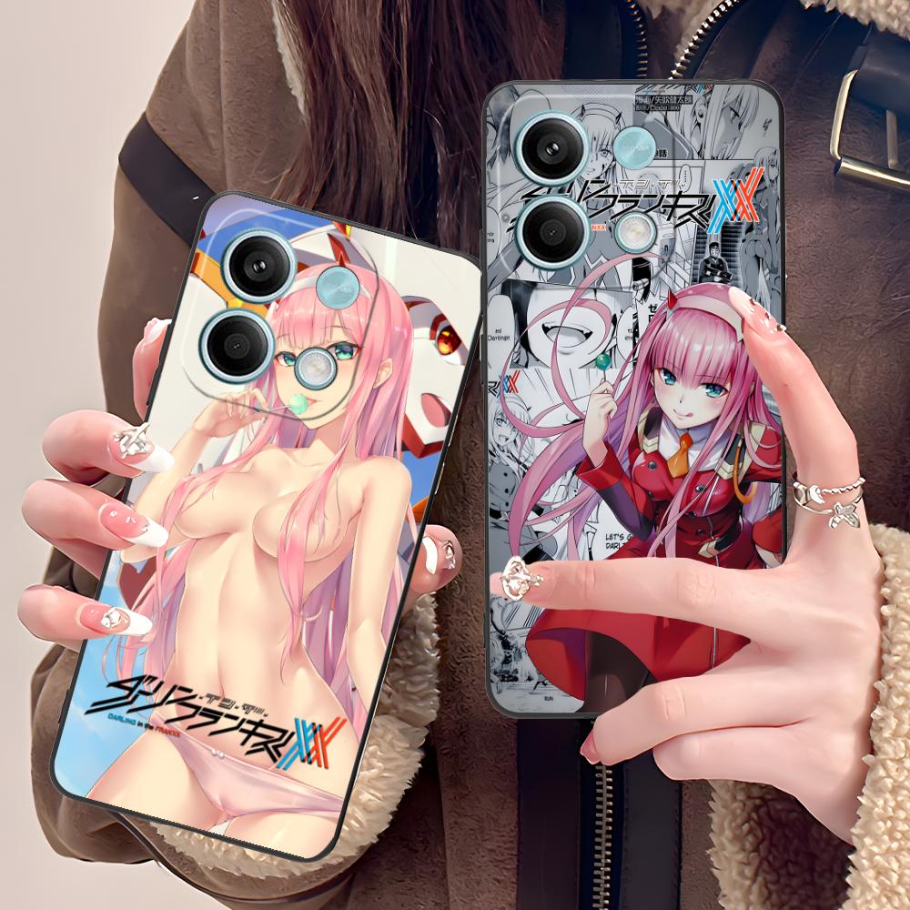 Darling FranXX Zero Two Phone Case for POCO M6 M5 M4 M3 X7 X6 X5 X4 X3 F6 F5 F4 Pro GT 5G Colour Printing Cover Luxury Pretty
