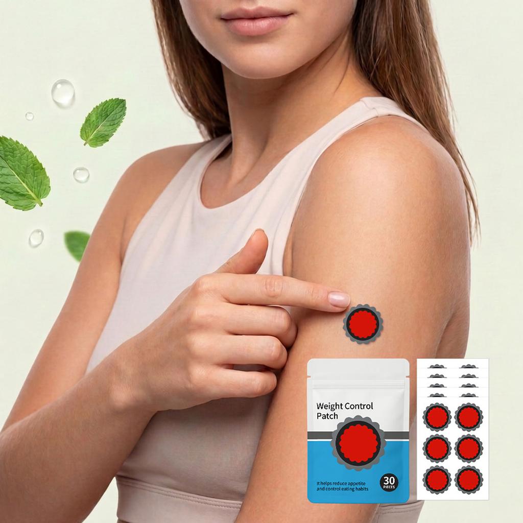 Weight Control Patch 30 Pieces Appetite Suppressant Adhesive Patches for Eating Habit Management and Appetite Regulation