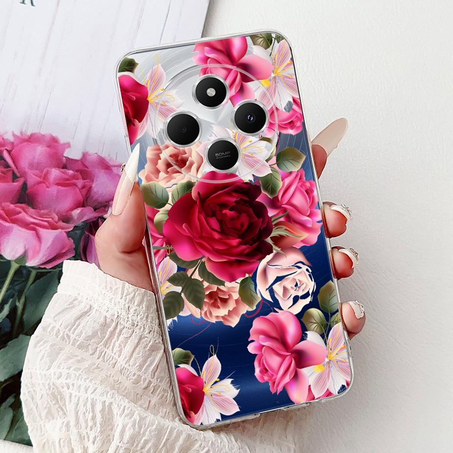 For Xiaomi Redmi 14C Case PocoC75 Lucky Fish Cute Cat Pattern Cover Soft Slim Phone Case For Xiaomi Poco C75 C 75 Redmi14C Shell