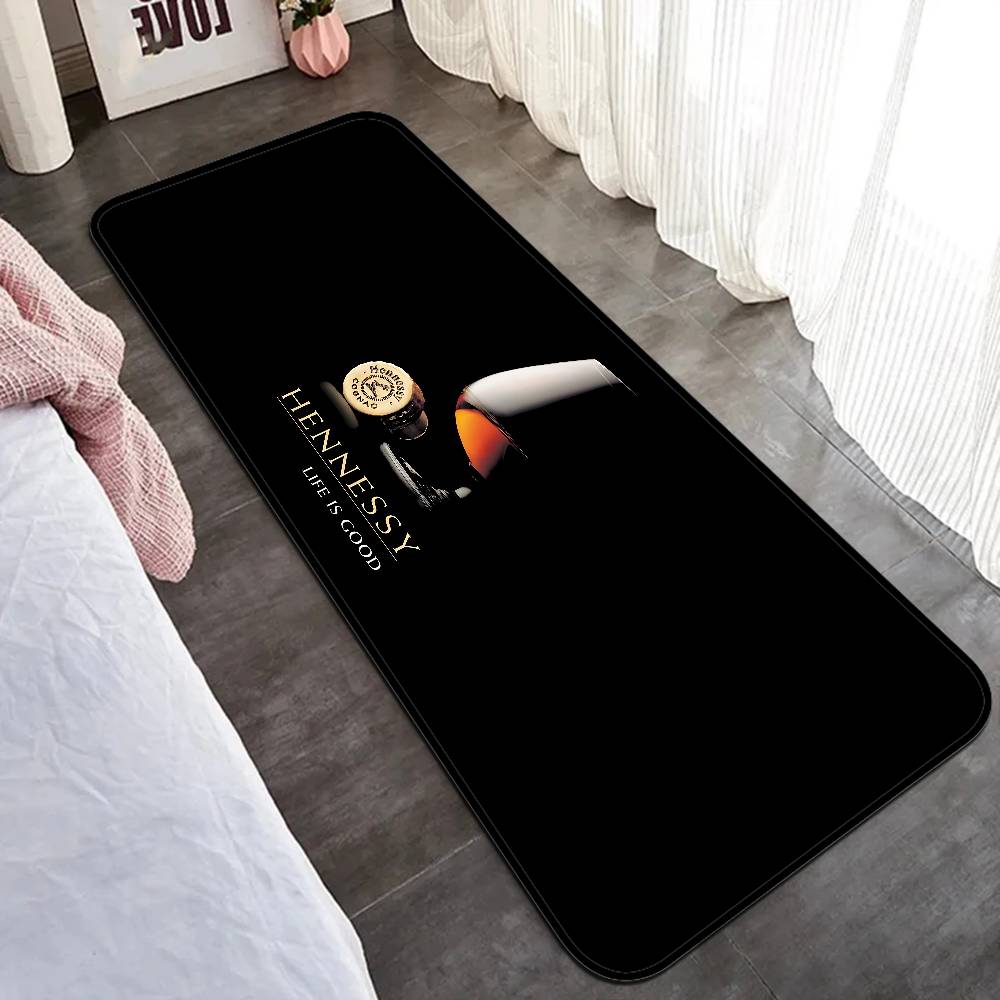 Hennessy Brandy Hallway Carpet Washable Non-Slip Living Room Sofa Chairs Area Mat Kitchen Doormat Area Rug