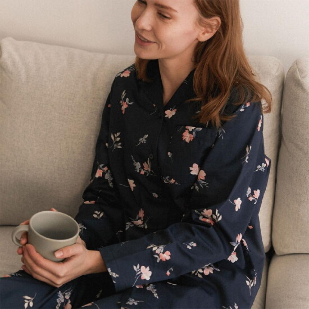 L Affair Romantic Navy Pajama Set Lwsfh206 Ny