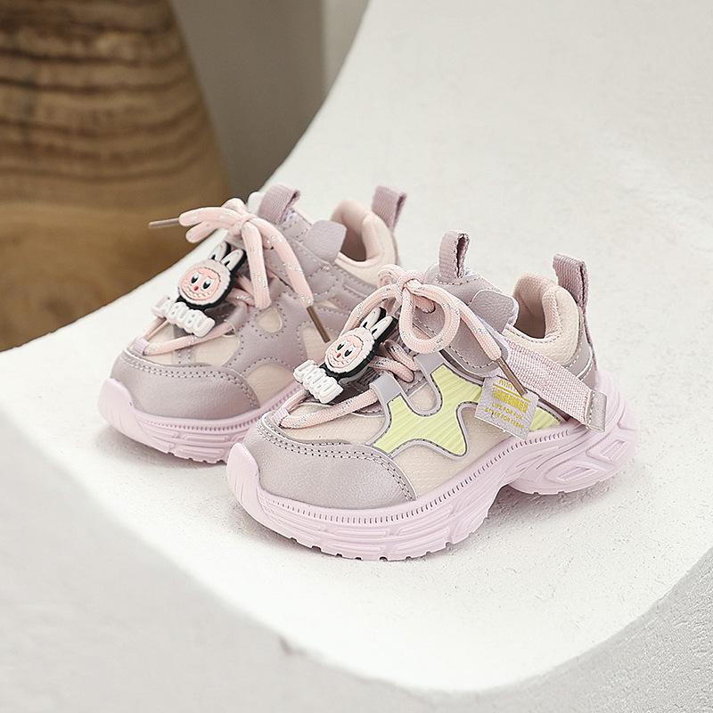 

Детская мода Папины кроссовки Мальчики Красивые спортивные кроссовки Износостойкие кроссовки для бега 30 розовый