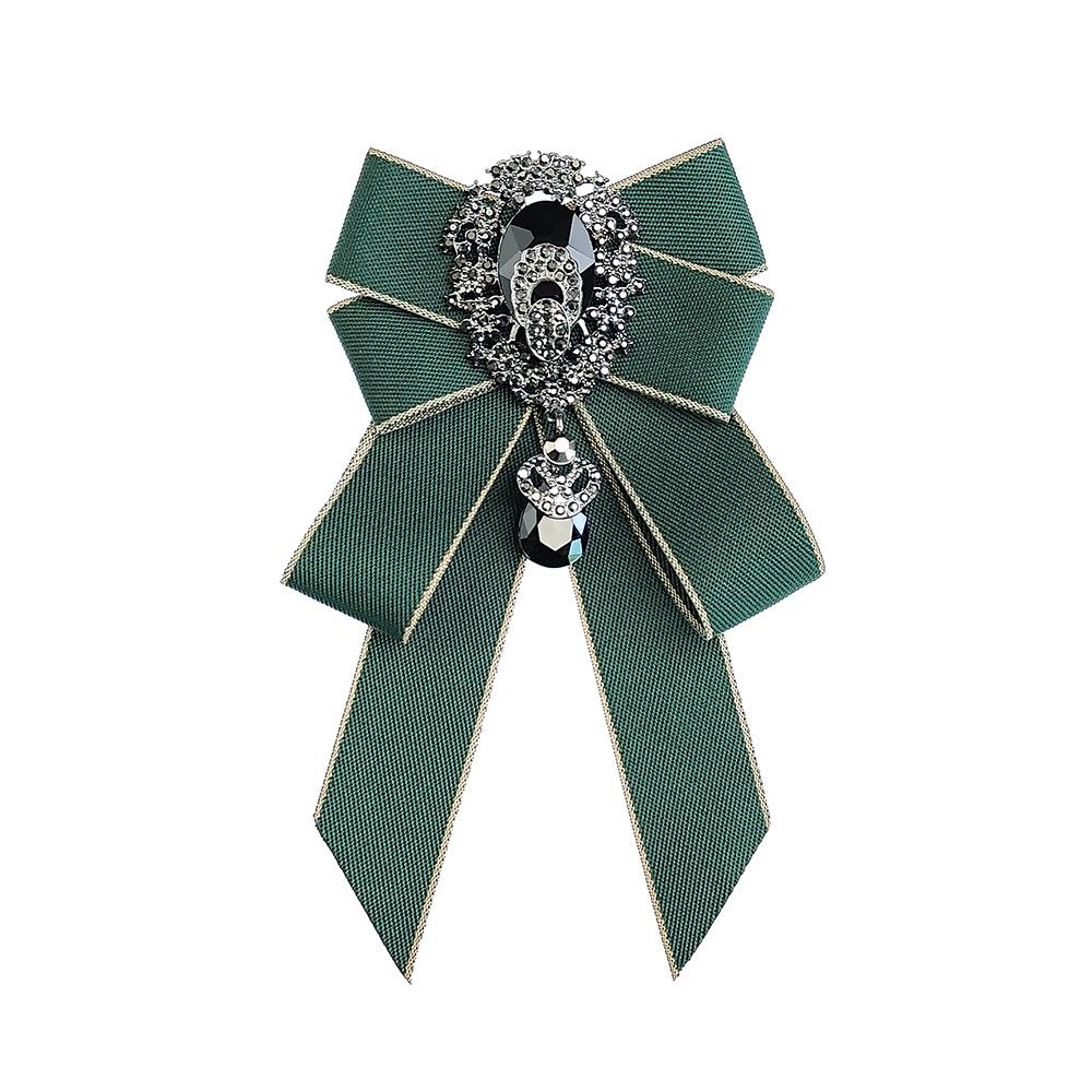 Европейская Черная Алмазная Звезда Галстук-бабочка Ретро Цветок на Лацкан Брошь-бутоньерка