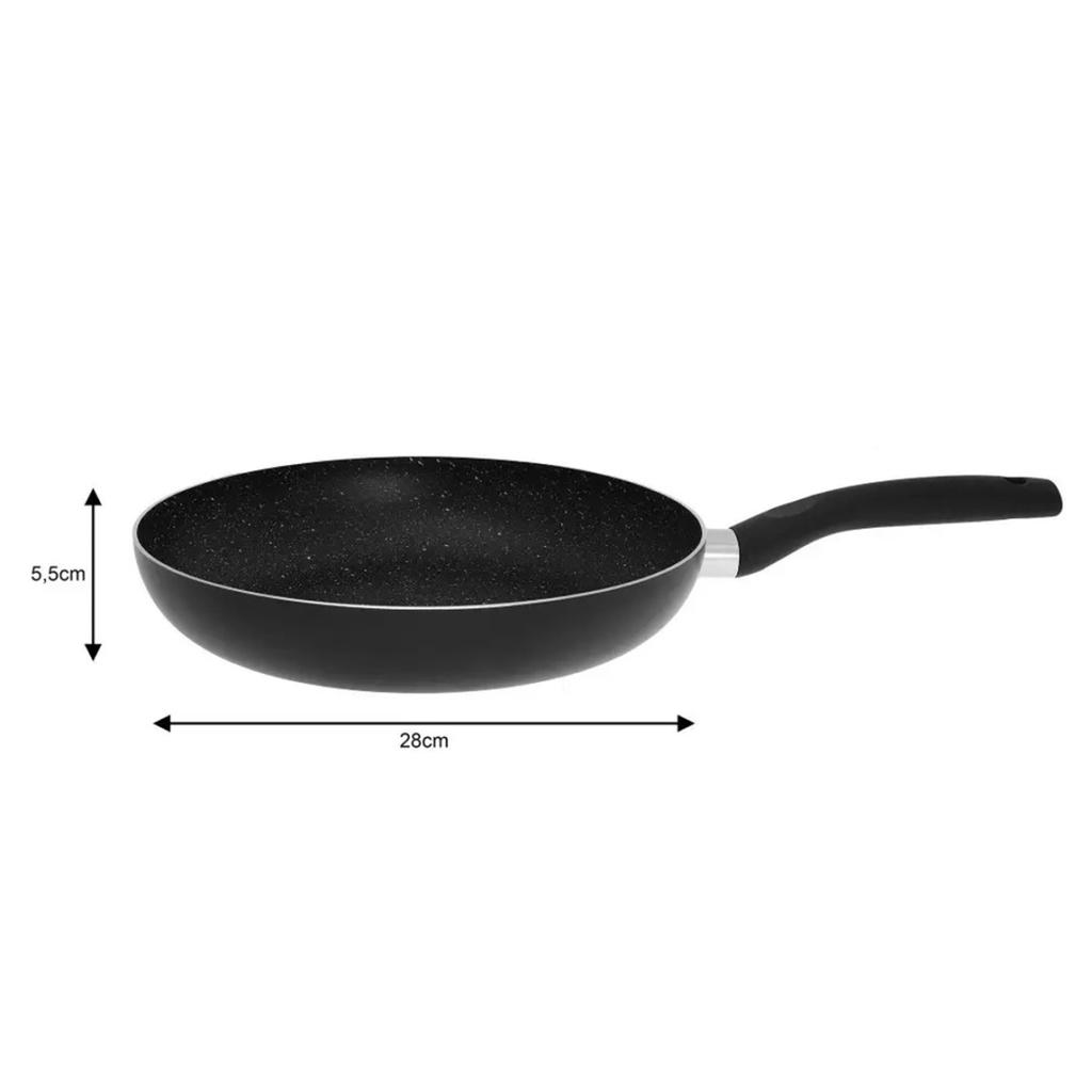 KINGHOFF MARMO MARBLE COATED FRYING PAN 28cm KH-3983