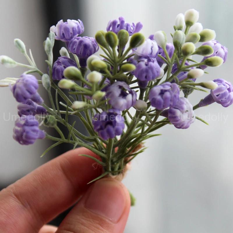 1/6 Scale Mini House Decoration Miniature Dollhouse Glass Flower Vase for BJD Blyth Doll Accessories Toy