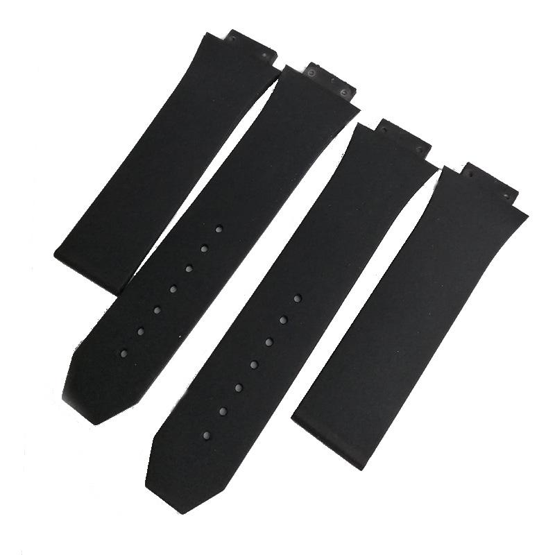 Sostituzione Cinturini in Silicone per HUBLOT BIG BANG Silicone 25*17mm Cinturino Orologio Impermeabile Accessori Orologio Braccialetto in Gomma Cinturino da polso
