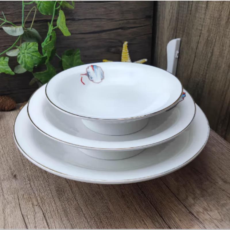 Taishun A220 Roman Ceramic High-Footed Fruit Plate