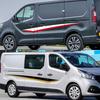 For RENAULT TRAFIC Car Sticker Van Door Side Decals Kit Wrapping Vinyl Film PVC Decals Car Accessories Exterior Decoration