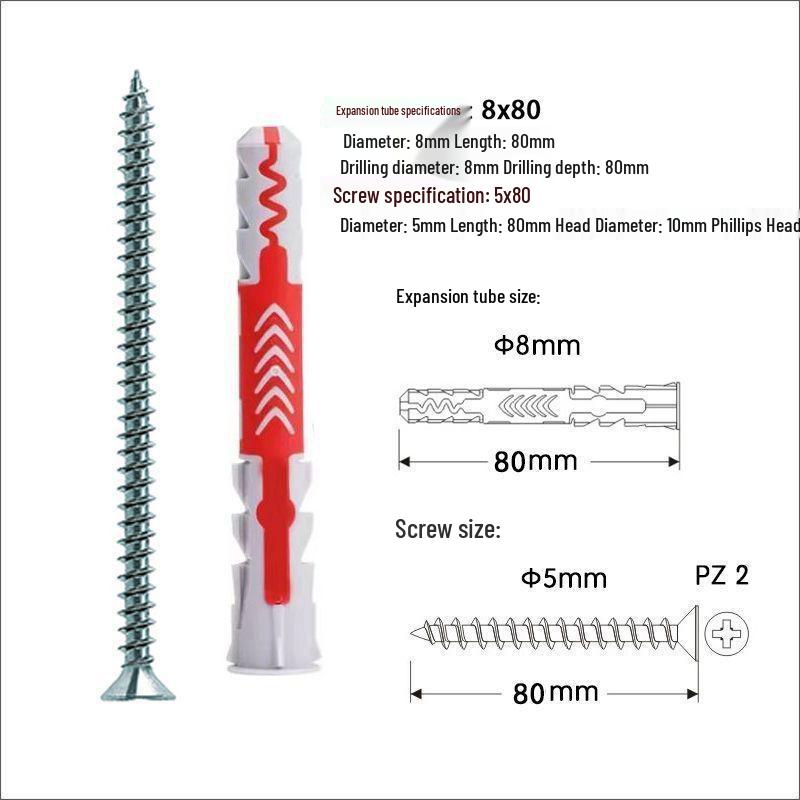 Fischer Extra-Long Expansion Tube Screw Bolt for Hollow and Aerated Concrete Walls