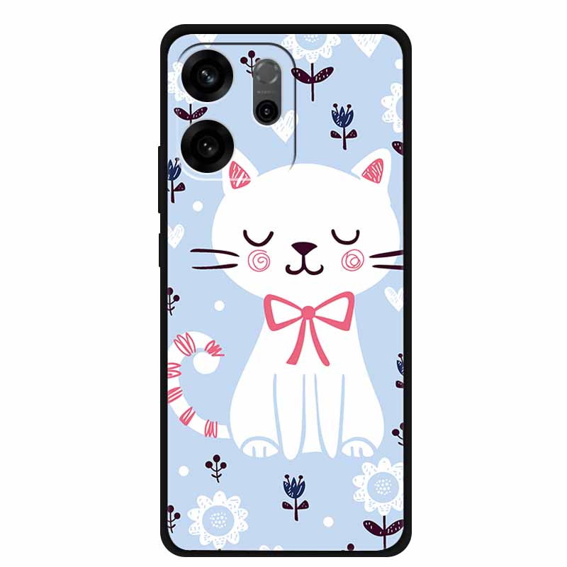 For Oppo Reno14 F Case 3D Flowers Emboss Phone Cases for Oppo Reno 14 F Reno14F 5G Back Protective Covers Soft Silicone Bumper