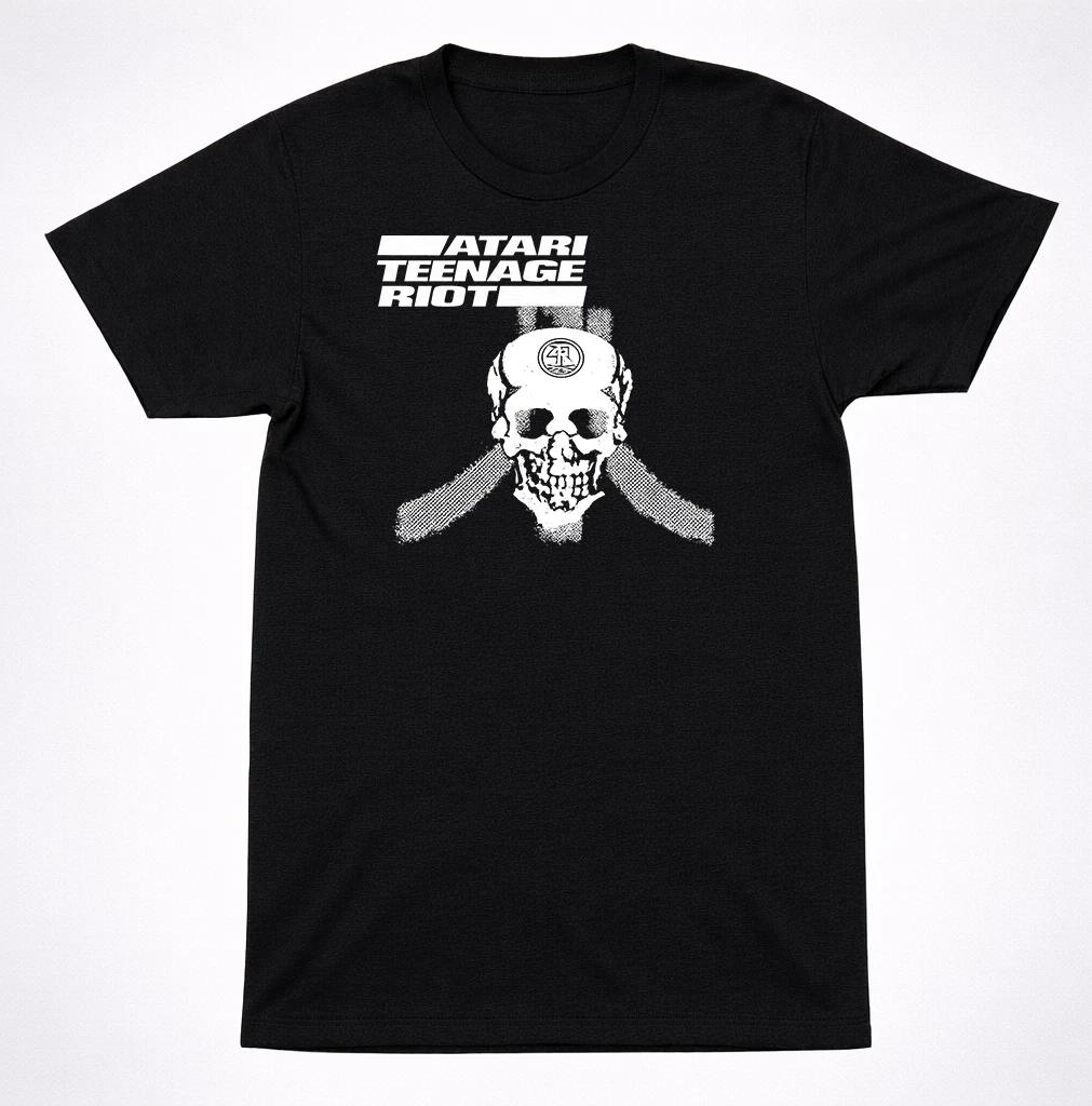 

Atari Teenage Riot Redefine Your Enemy Gasmask Logo T-Shirt Midi Hardcore Punk XL