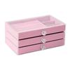 Jewelry Storage Box Home Jewelry Display Box Multi-Layer Drawer Necklace Earring Ring Jewelry Organizer