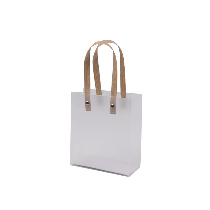 5Pcs Frosted Translucent Pvc Loot Bag Gift Bagbbags For Gifts Packing Bag Pvc Hand Bag Party Decor Souvenir Tote Bags