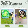 Kids Golf Chipping Game Mat Set Golf Play Mat / Club Set Outdoor Stick Chip Golf Game Set Dart Target Mat Golf Club Sticky Ball