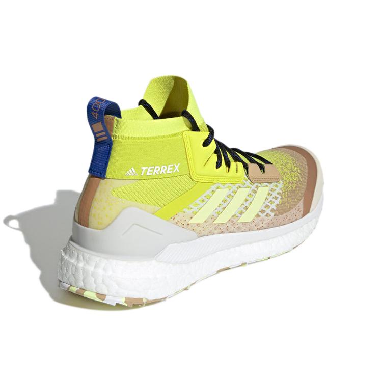 Neue Adidas Terrex Free Hiker Primeblue Beigeton Pulse Yellow FZ3627