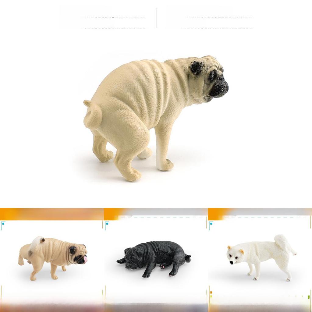 Pvc Realistic Shiba Inu Puppy Figure For Childrens Cognitive Play Animal Decor