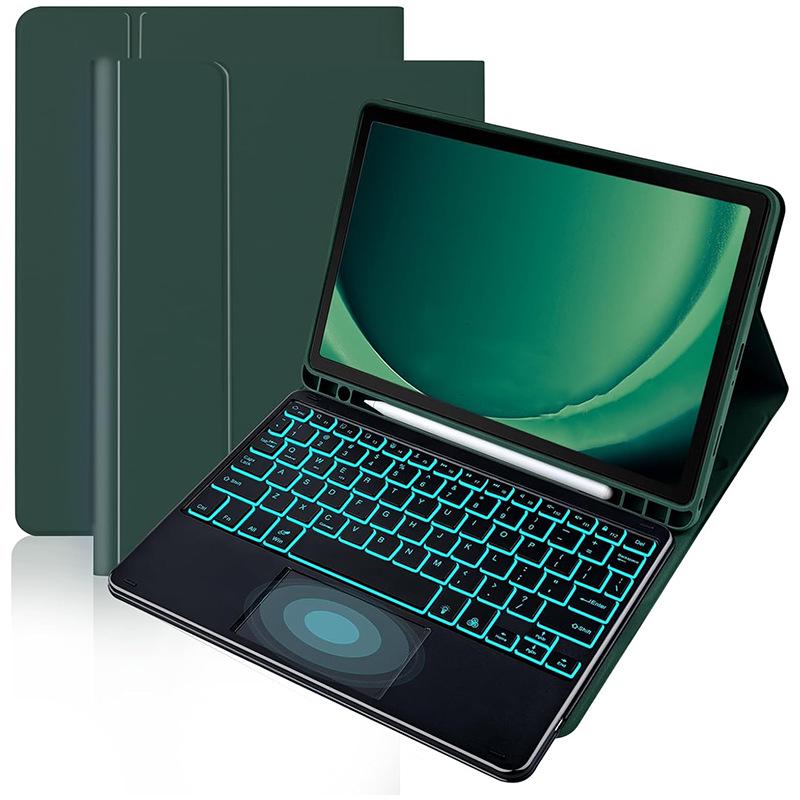 Samsung S10 FE Plus+ Touch Backlit Bluetooth Keyboard Case for SMX620 Tablet 13.1"