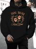 2026 Music Festival Summer New Arrival Unisex Casual Versatile Style Fashion Hoodie with Individual Dog Mom Club Paw Print And Wreath Design Letter De