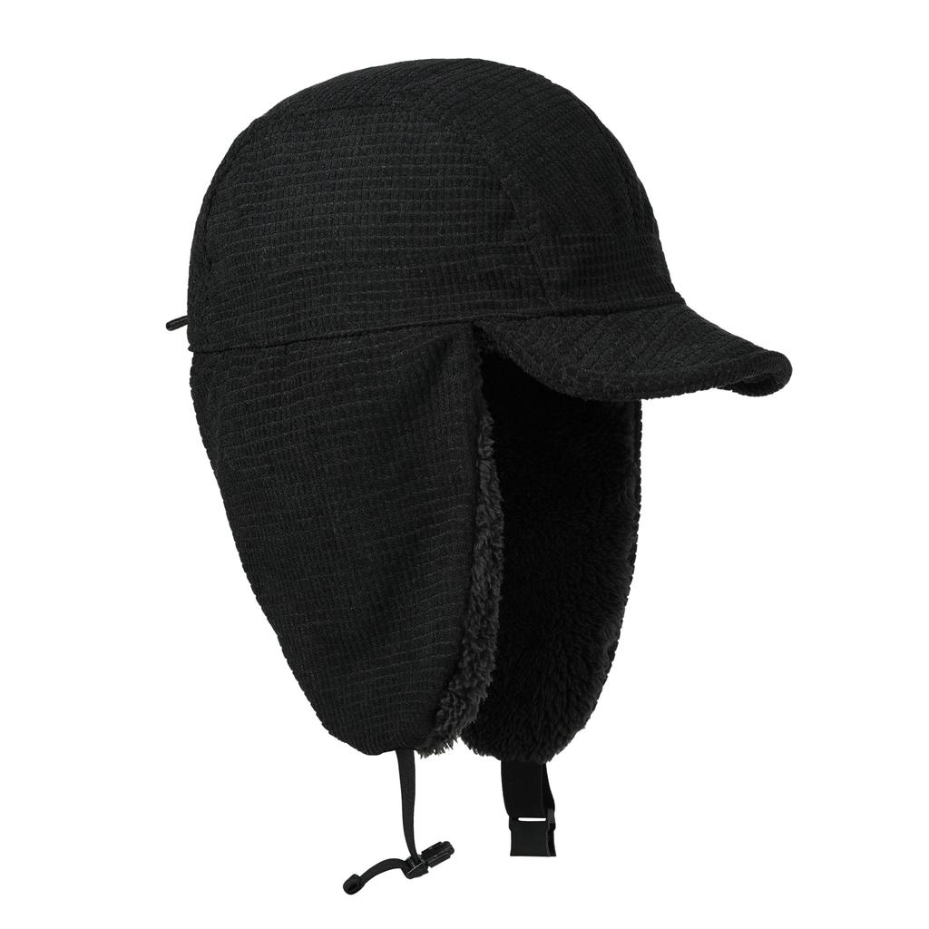 [Clape] Winter Aviator Hat with Ear Flaps – Windproof Pilot Cap for Men & Women, Warm Russian Trapper Hat for Ski, Cycling, Hiking, (Black, PL2505)