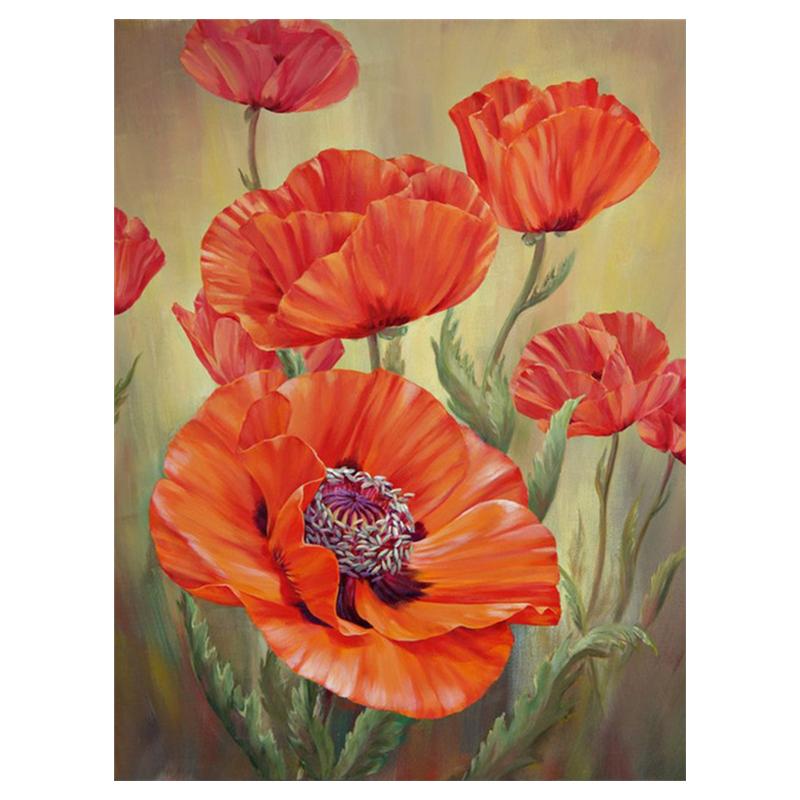 Full Drill Round Diamond Embroidery Mosaic Flowers Rose Picture Rhinestones 5D DIY Diamond Painting Cross Stitch Kit Home Decor