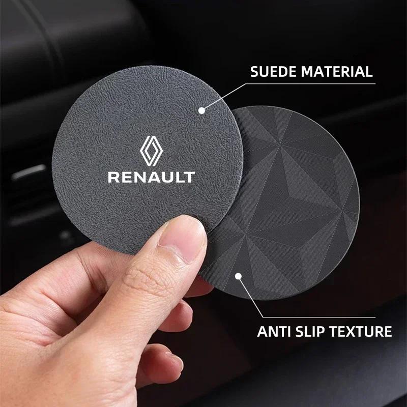 2PCS Car Coaster Cup Holder Anti-slip Accessories For Renault DACIA Fluence Scenic Loguna Logan Twingo Clio Captur ZEO PP25