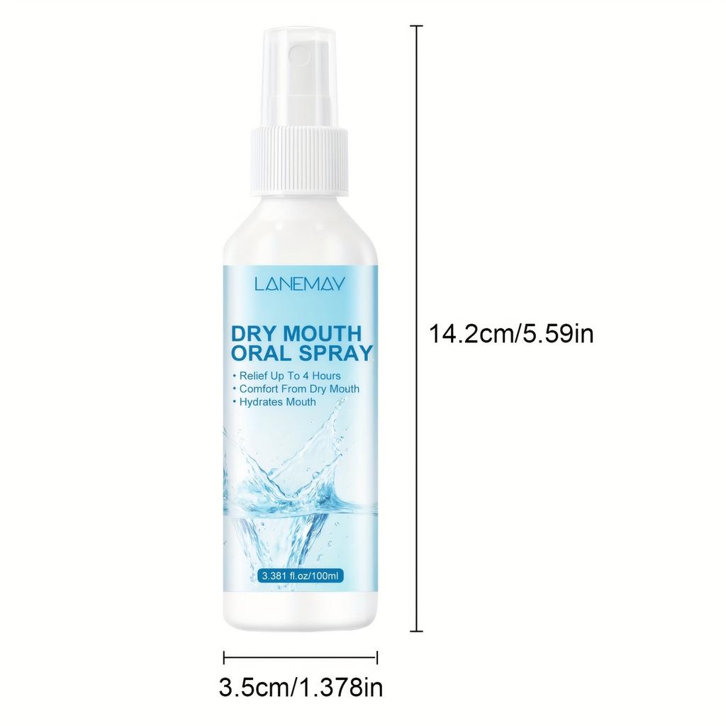 Dry Mouth Oral Spray - Instant Hydration for Dry Mouth, Long-Lasting Refresh Breath, Supports Oral Health - Breath Freshener & Dry Mouth Care