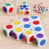 Party High Quality 16 mm Puzzle Game Acrylic 5Pcs/Lot Six Sided White Color Dices Cube Dice