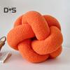 Pillow Manual Braided Knot Round Ball Shape Plush Elastic Sleeping Companion Sofa Couch Decoration Throw Pillow Photography Cushion