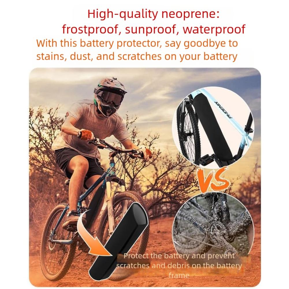 Electric Bike Battery Cover Neoprene Battery Cover Weatherproof Battery Cover