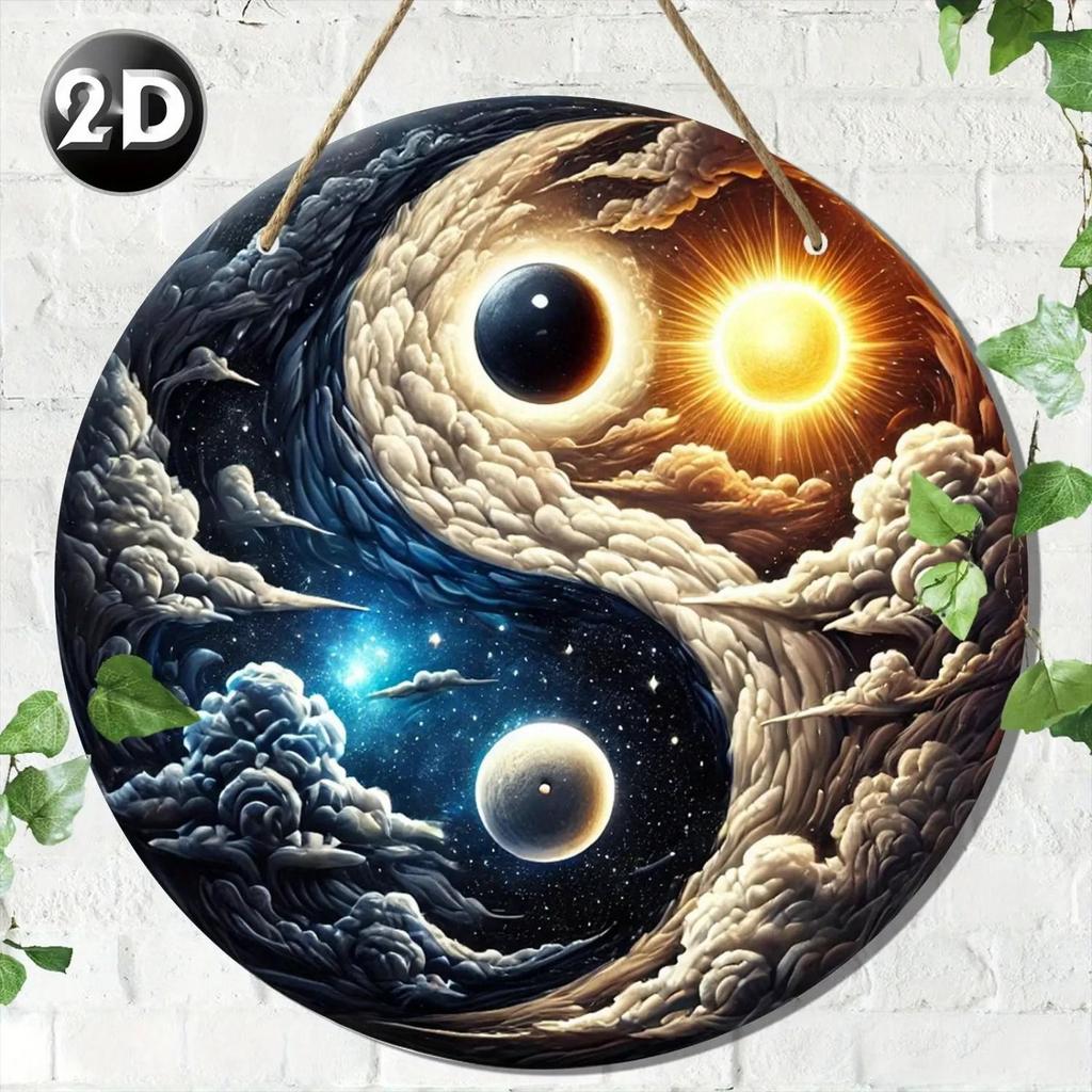 2D Flat Metal Wall Sign Decor