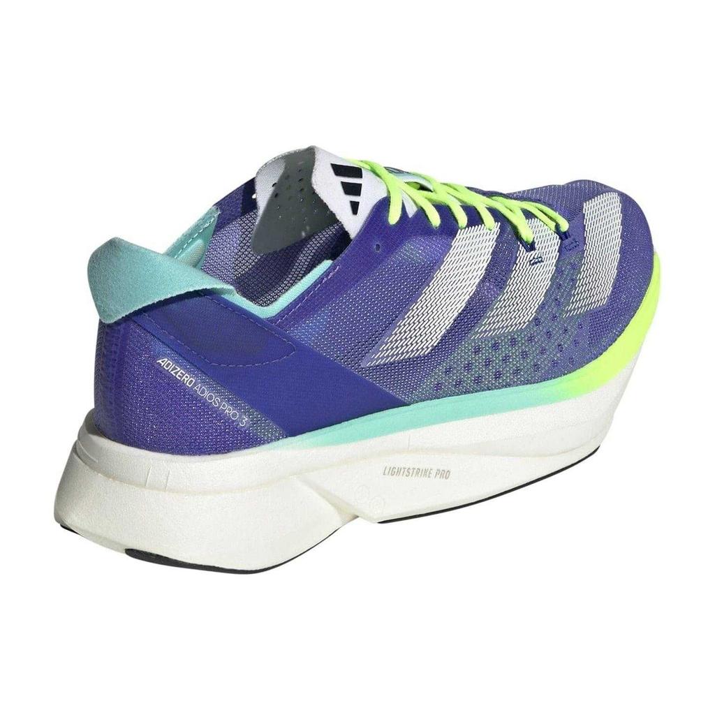 Adidas Womens/Ladies Adizero Adios Pro 3 3 Stripes Lace Up Running Shoes