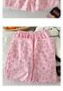 Women's Three-Piece Leopard Print Cotton Pajama Set: Short-Sleeve Top and Long Pants for Casual Summer Elegance.