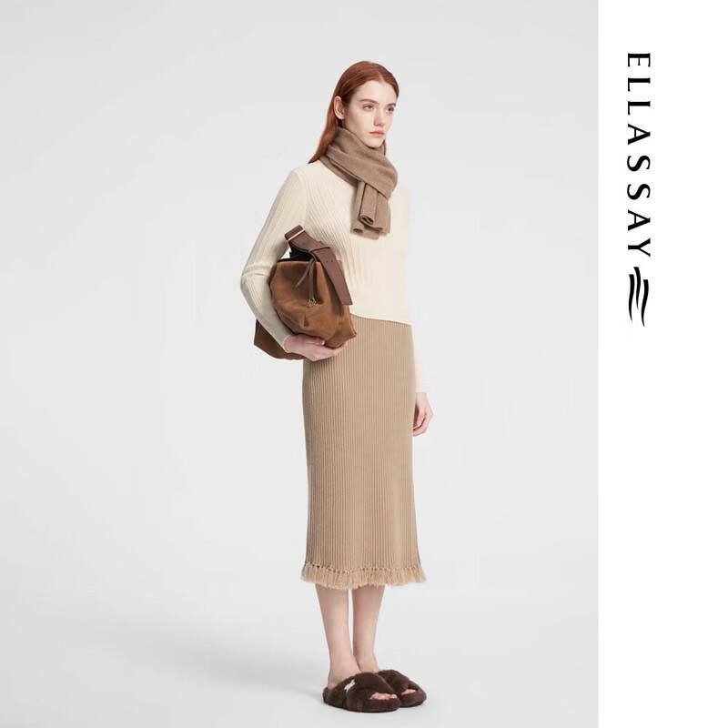 ELLASSAY Women's Slim Fit Wool Sweater