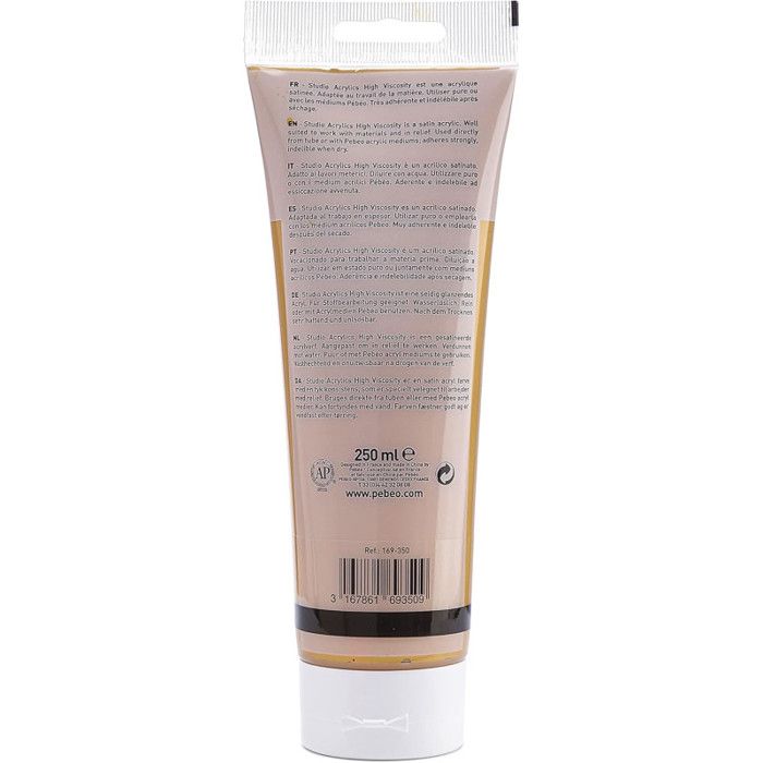 Acrylique - Pébéo - 169350 - Or Riche Iridescent - 250 ml - Satiné
