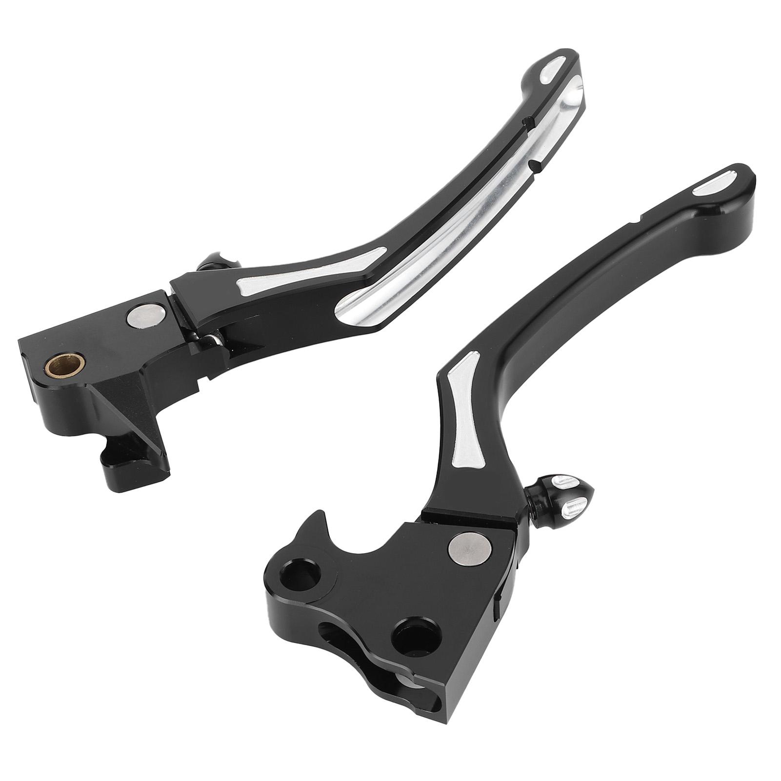 

2pcs Motorcycle Adjustable Brake Clutch Levers Replacement Accessory Fit for XL 2004‑2013