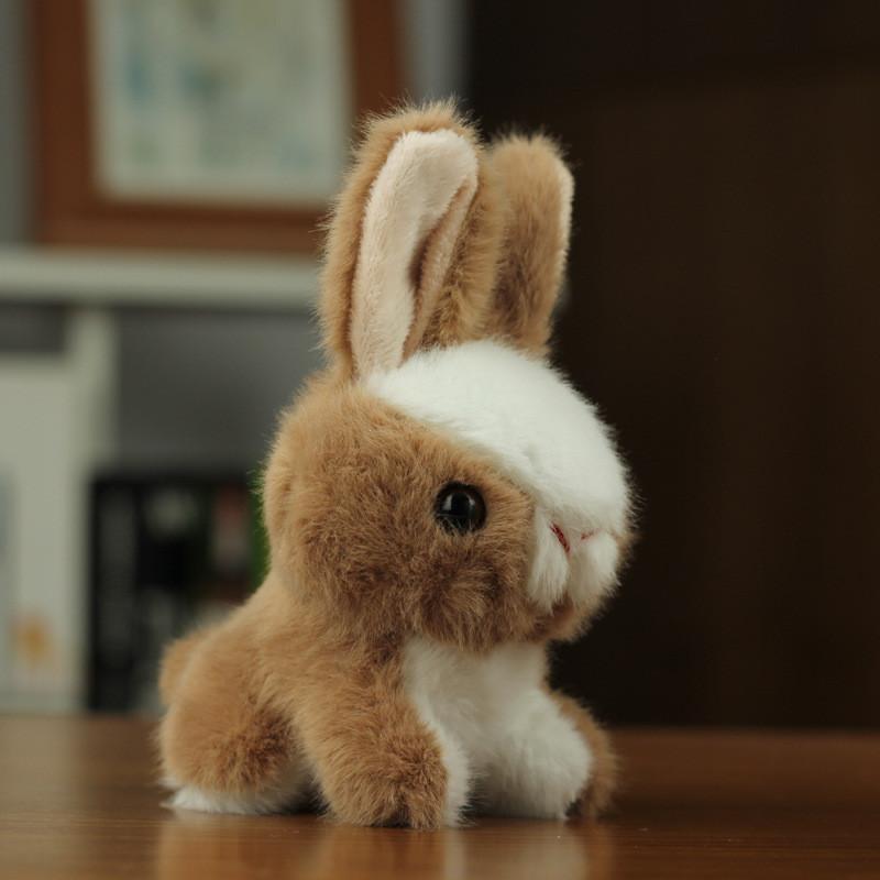 

Пушистый Мягкий И Кролик Брелок Плюшевый Зайчик Игрушка Аксессуар для Сумки для Подарков День Рождения коричневый