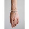 Bracelet - Pearls & Colors - My Star - Freshwater Cultured Pearls 5-6 Mm - 925 Sterling Silver - Stretchy