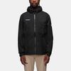 MAMMUT Convey Hiking Waterproof, Windproof, And Breathable Windbreaker Jacket Men's Black 1010-27842