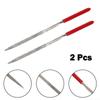 Diamond Files Diamond Nonslip Plastic Silver + Red Steel