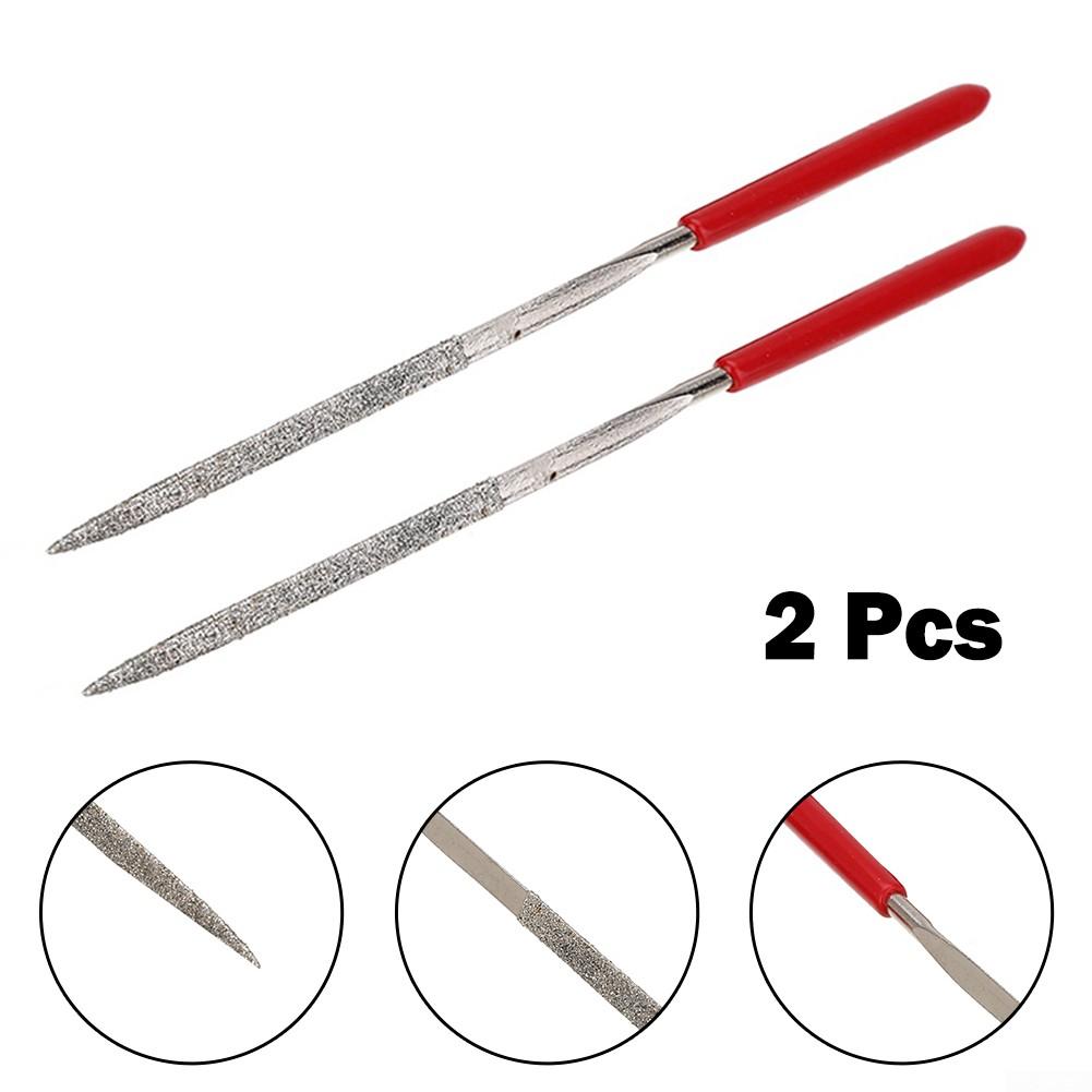 Diamond Files Diamond Nonslip Plastic Silver + Red Steel