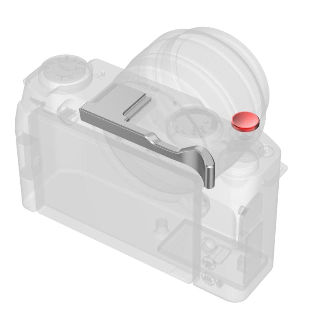 Quick Release Finger Grip Aluminum Shutter Button Kit L Plate Solid Wood Handle for Fuji X-M5