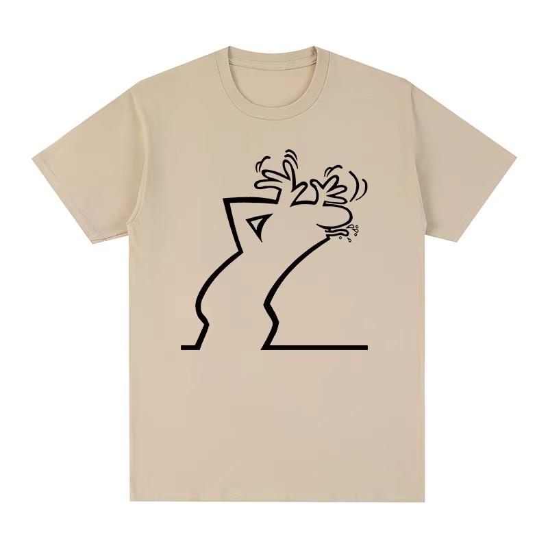 La Linea Vintage T-shirt Fashion Casual Graphic Couple Streetwear Design Cotton Men Fashion T Shirt New TEE TSHIRT Womens Tops S разноцветный