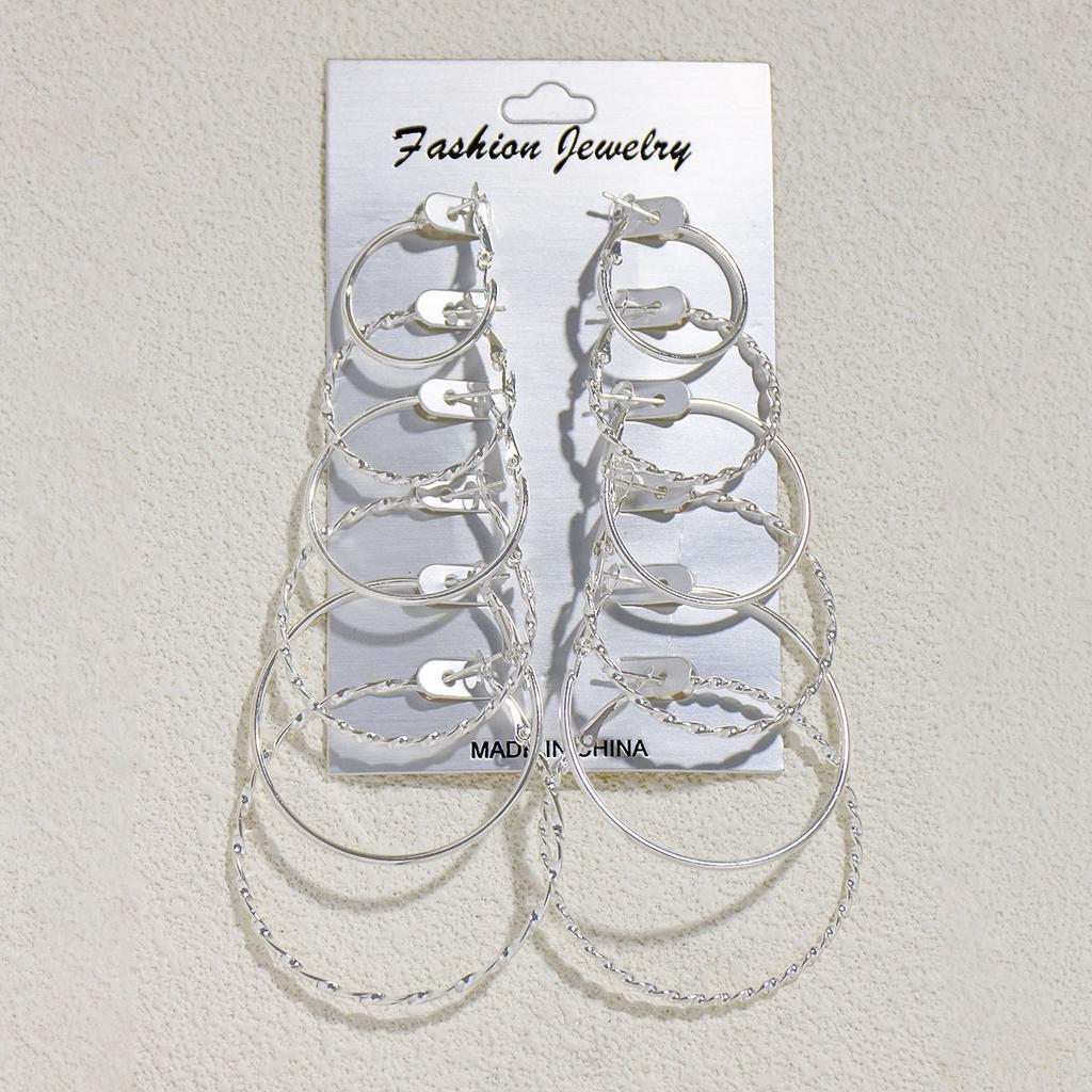 Personality Exaggerated Large Circle Earrings Women'S Ring Circle Trendy Temperament Earrings Earrings