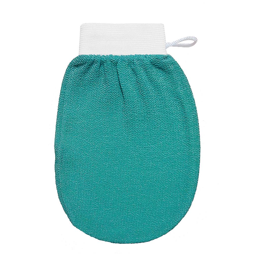 Multicolor Exfoliating Washcloth & Glove Set: Double-Sided, Single Layer, Massage & Back Scrubber.