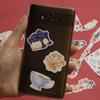 Navy Peony Elegant Tea Party Stickers and Stickers for Water and Journals (31-Count) - Cute, Water-Resistant, Long-Lasting Bottles, Laptops,
